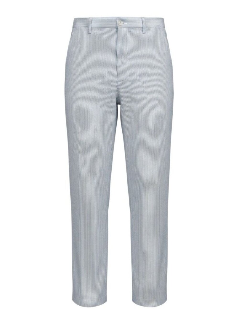 Roundtree & Yorke Mens Striped Pants 42X32 Blue & White
